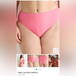 J Crew High-rise bikini bottom